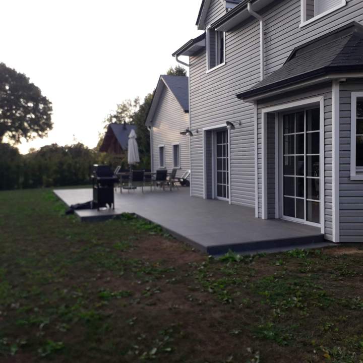 Pose de terrasse Isneauville